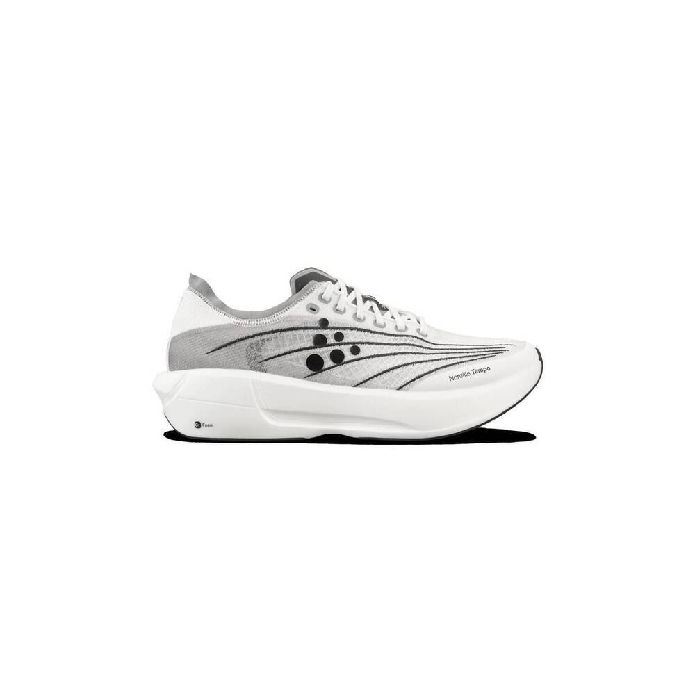 NEW CRAFT men's nordlite tempo running shoes in white